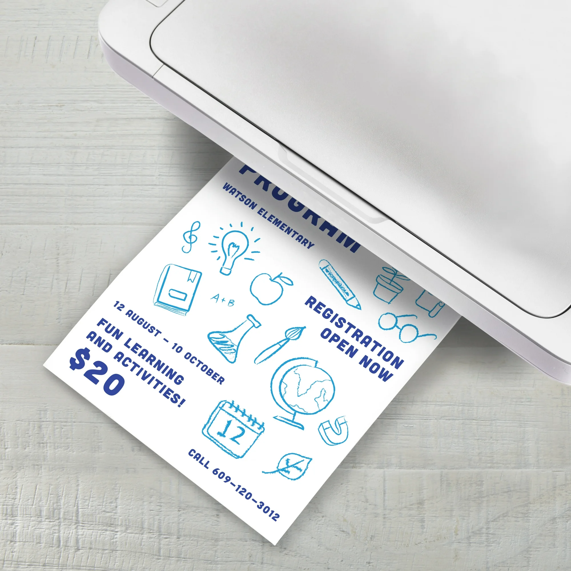 Copy Paper, White, 8.5" x 11", 20 lb., 92 Bright, 1 Ream (750 Sheets) - Image 3