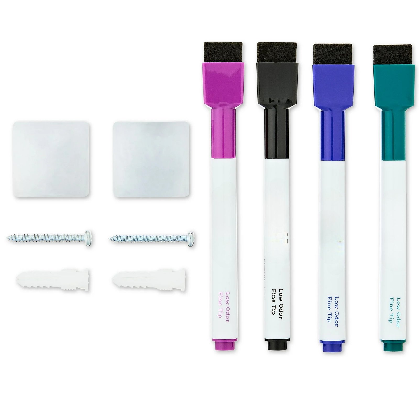 Magnetic Dry Erase Board, Black, Height 17" x Width 23" x Depth 0.65" - Image 3